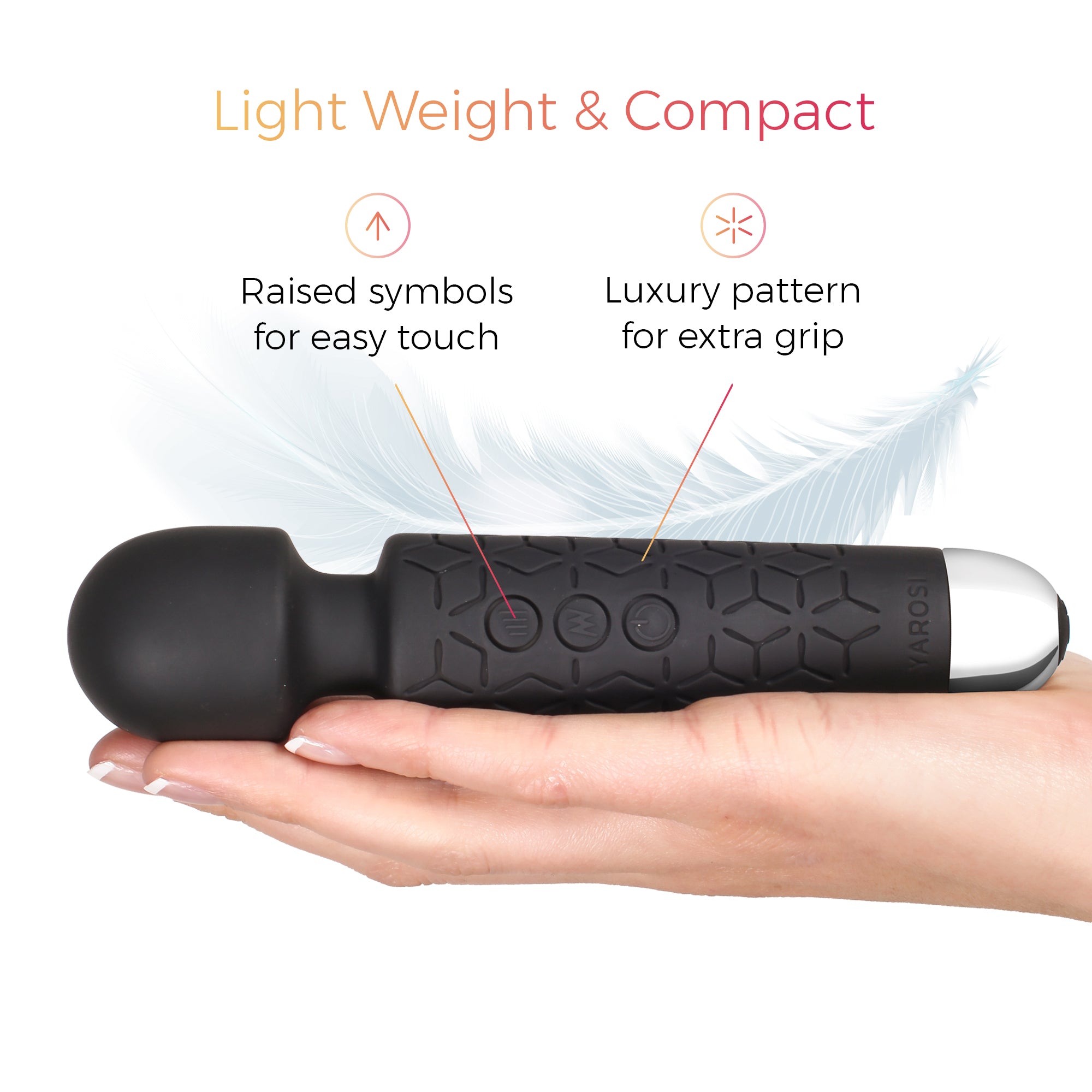 Yarosi - Micro Massager - Black
