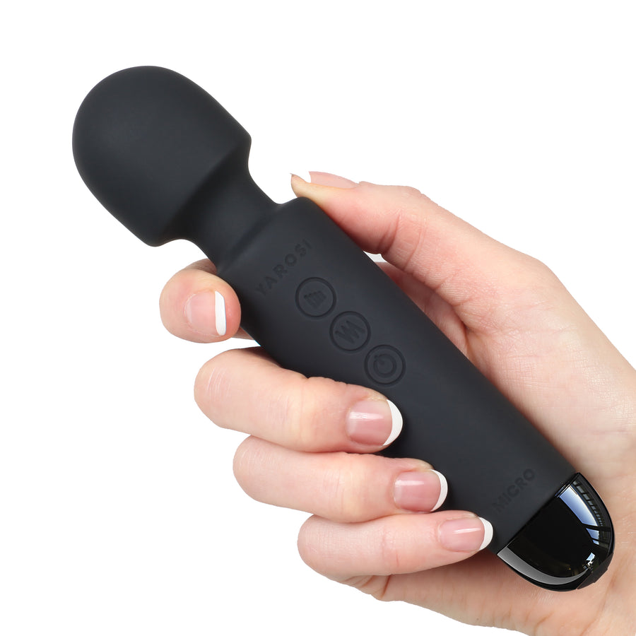 Yarosi - Micro Massager - with Memory Function - Black