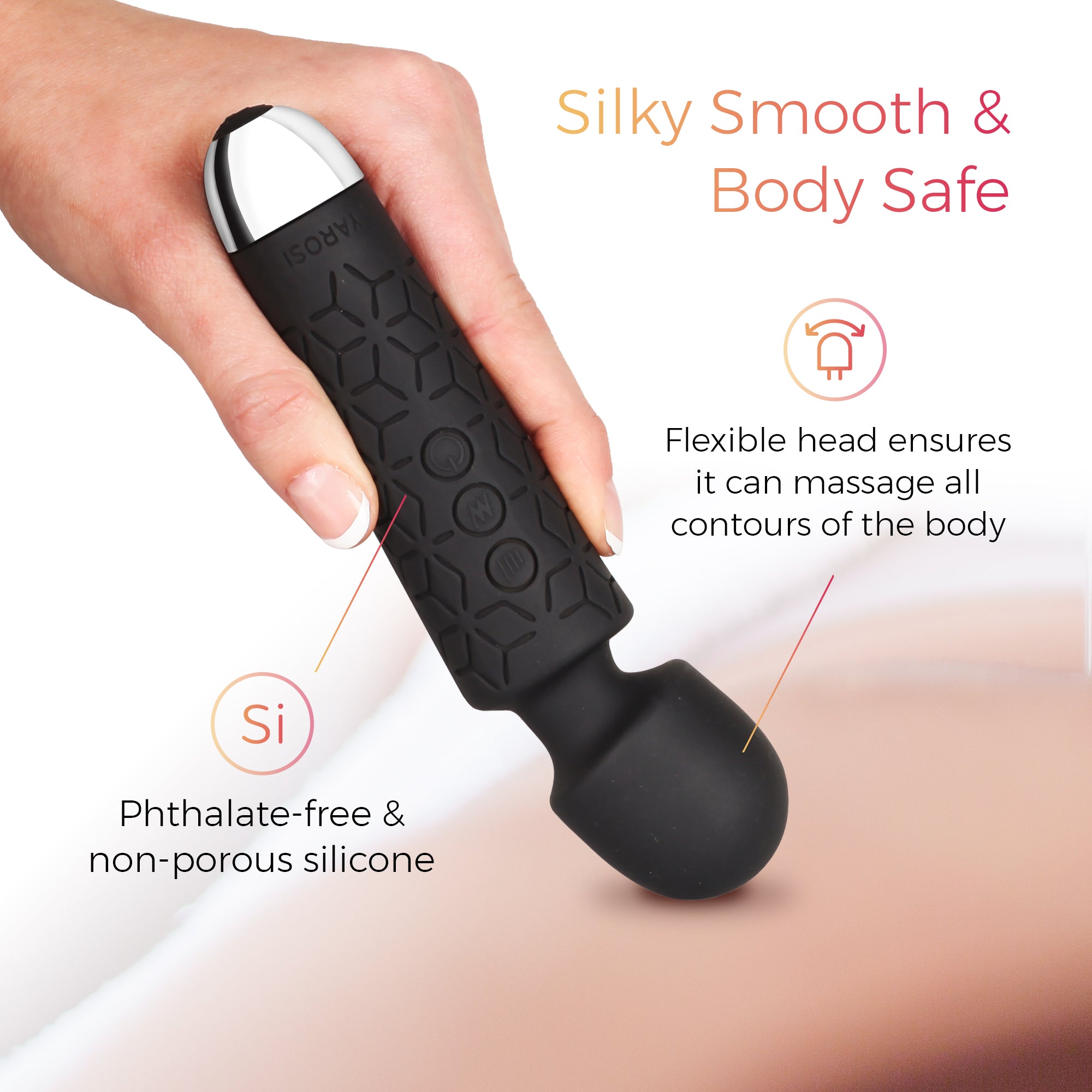 Yarosi - Micro Massager - Black