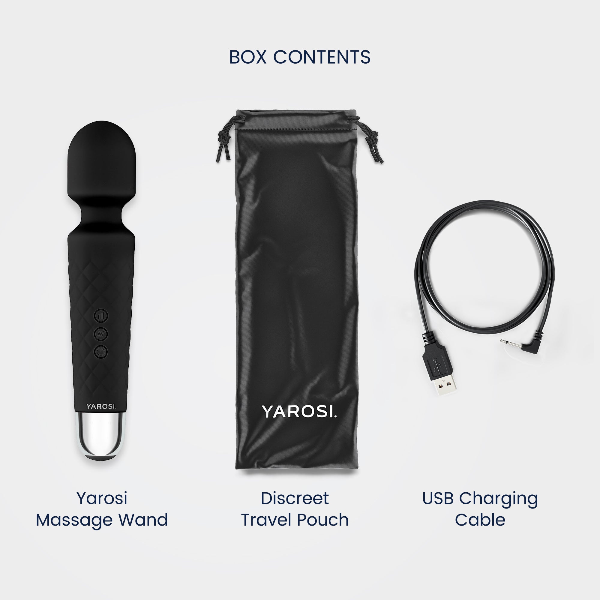 Yarosi - Mini Massager - Black
