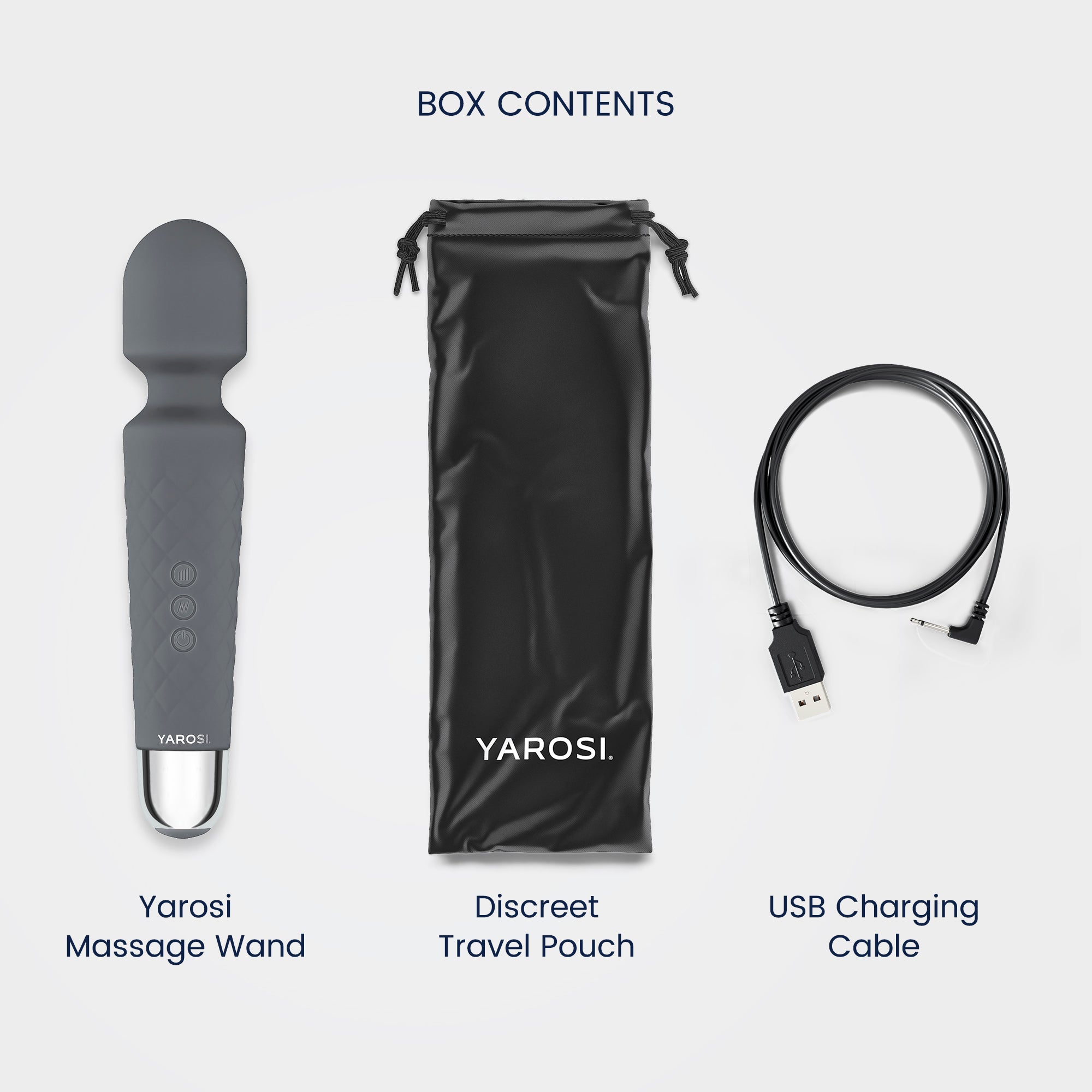 Yarosi - Mini Massager - Grey