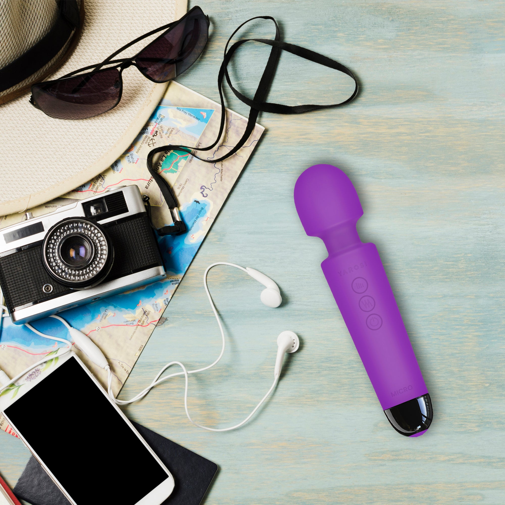 Yarosi - Micro Massager - with Memory Function - Purple