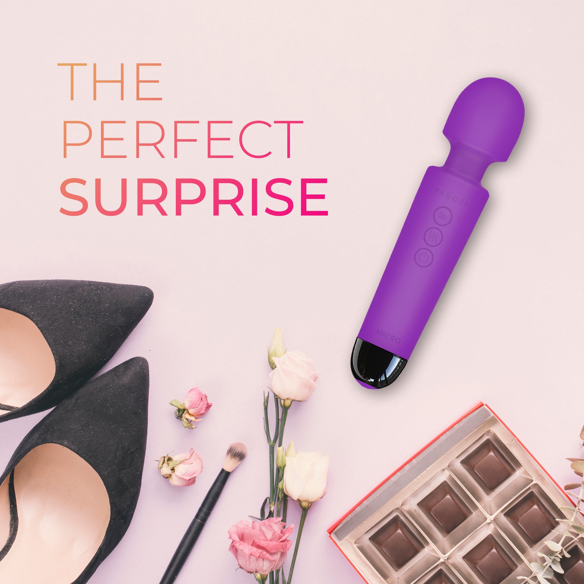 Yarosi - Micro Massager - with Memory Function - Purple