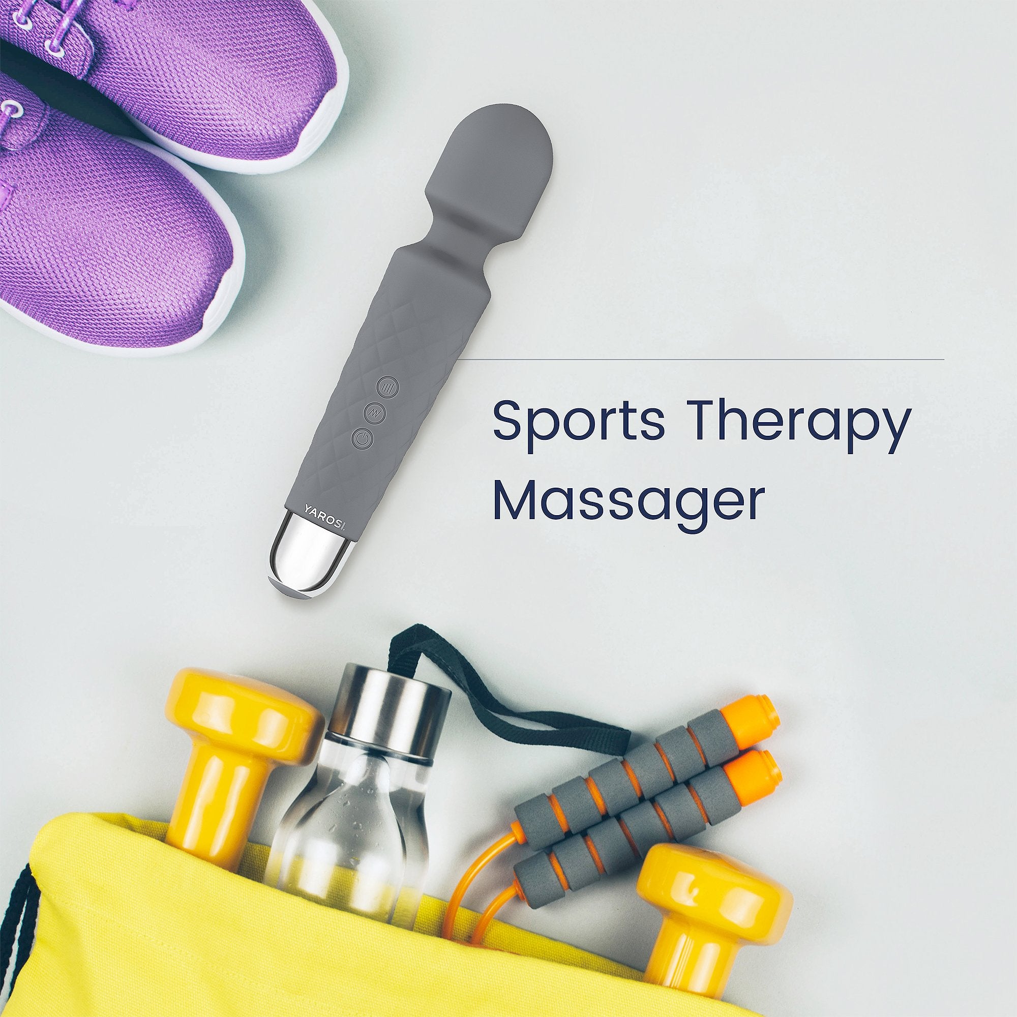 Yarosi - Mini Massager - Grey