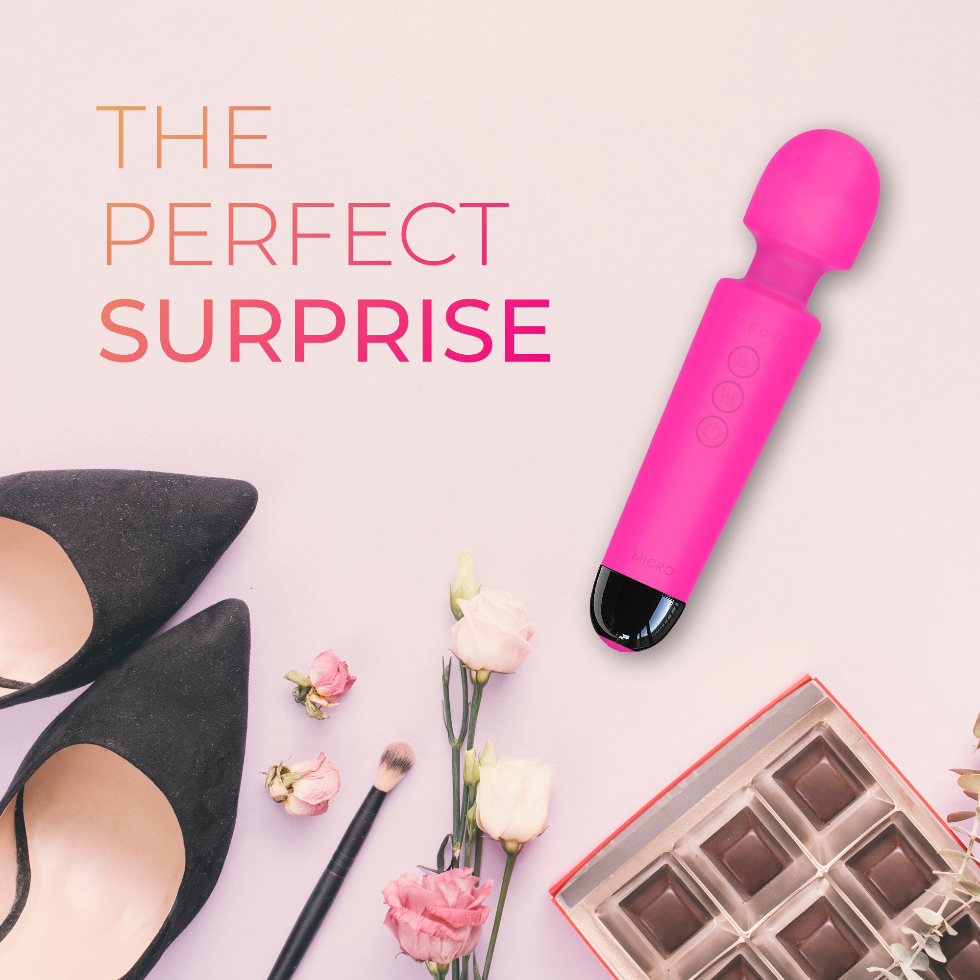 Yarosi - Micro Massager - with Memory Function - Pink