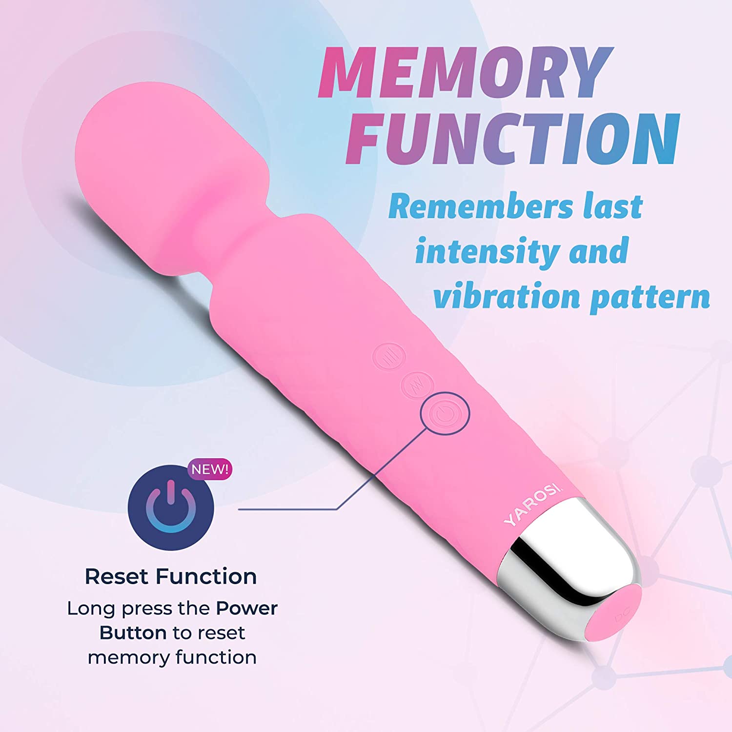 Yarosi - Glow Massager - Pink