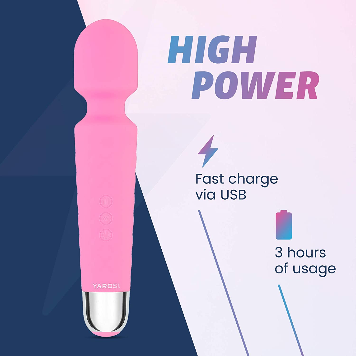 Yarosi - Glow Massager - Pink