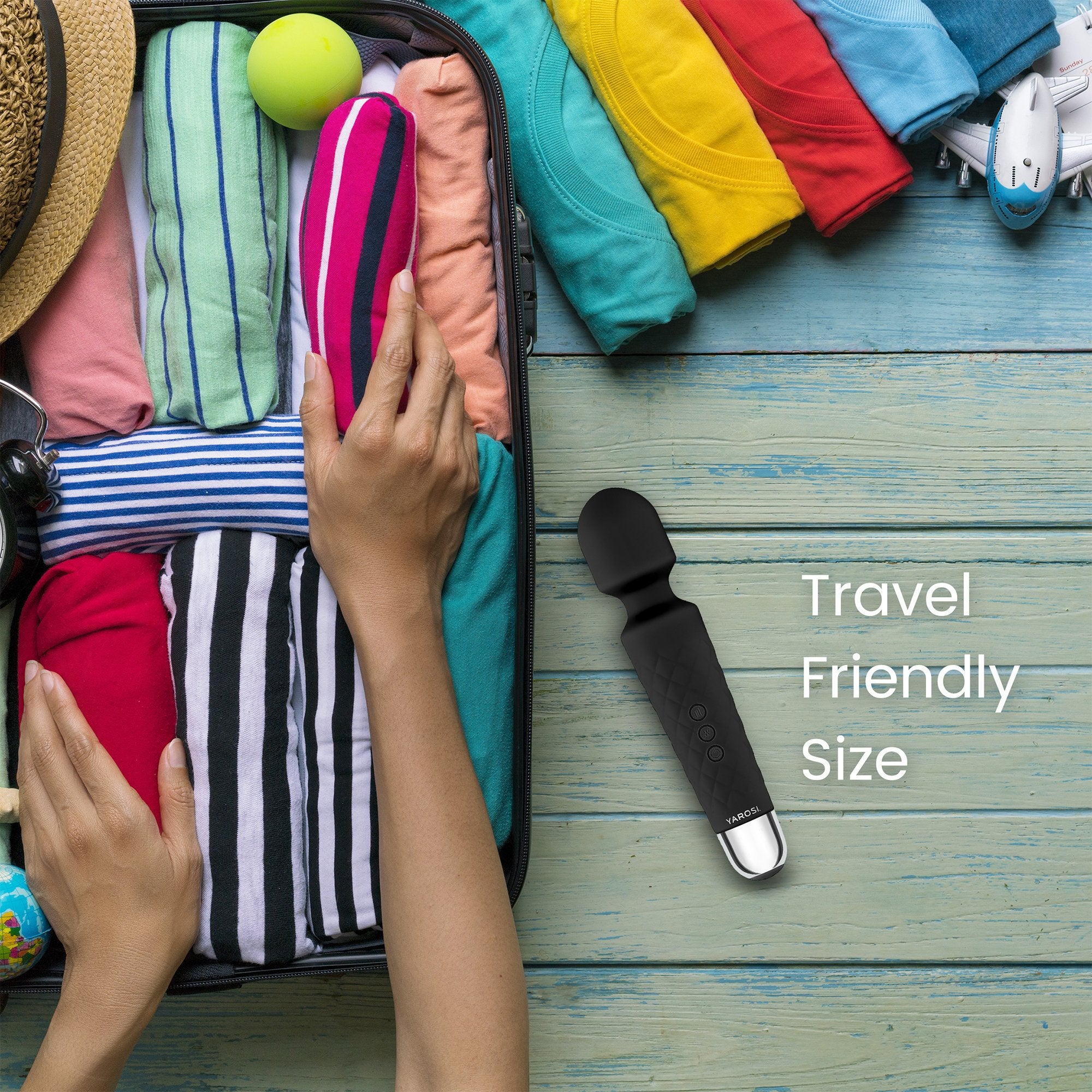 Yarosi - Mini Massager - Black