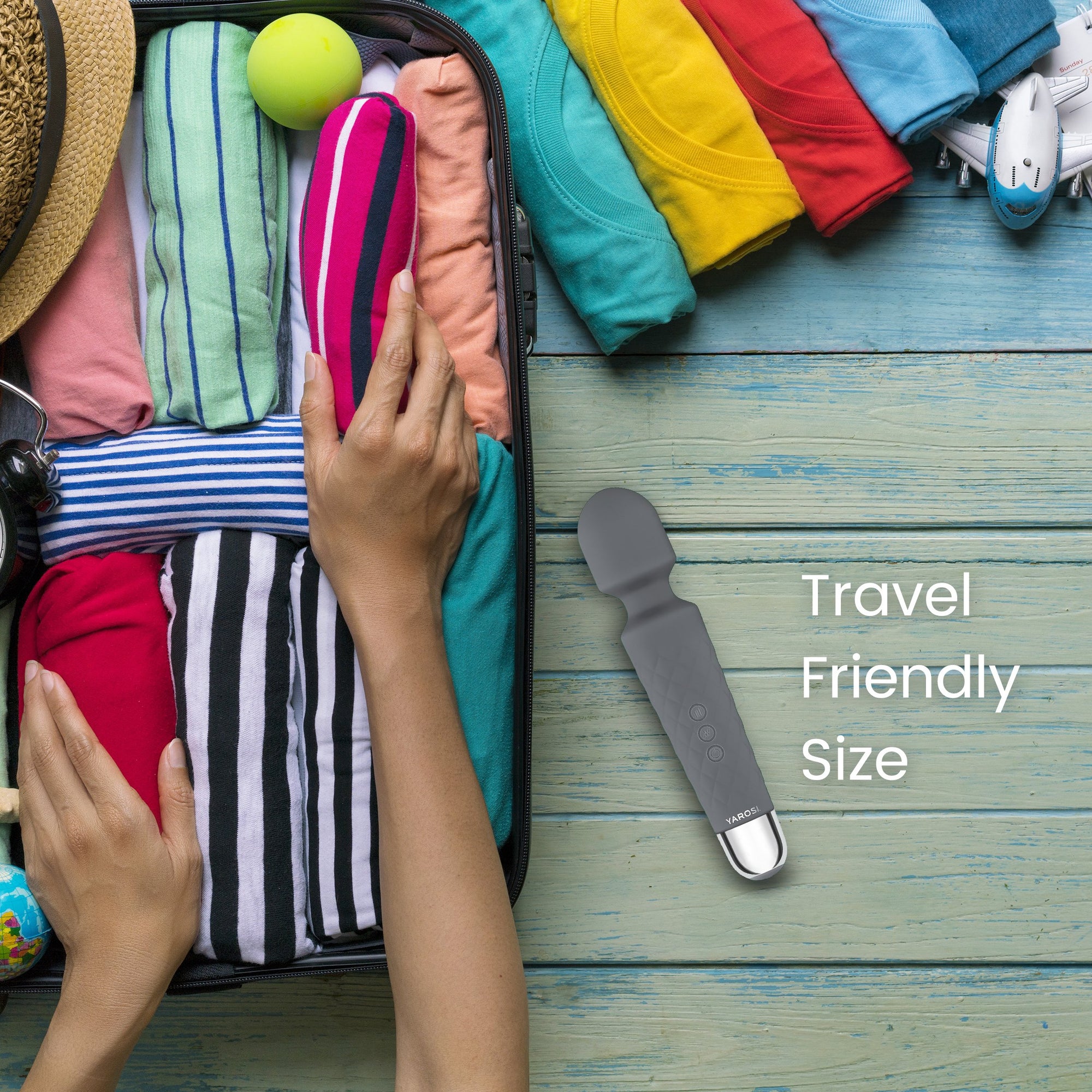 Yarosi - Mini Massager - Grey