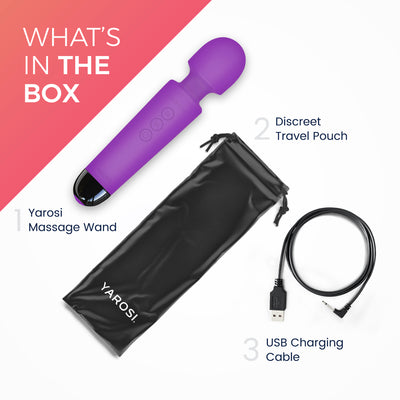 Yarosi - Micro Massager - with Memory Function - Purple